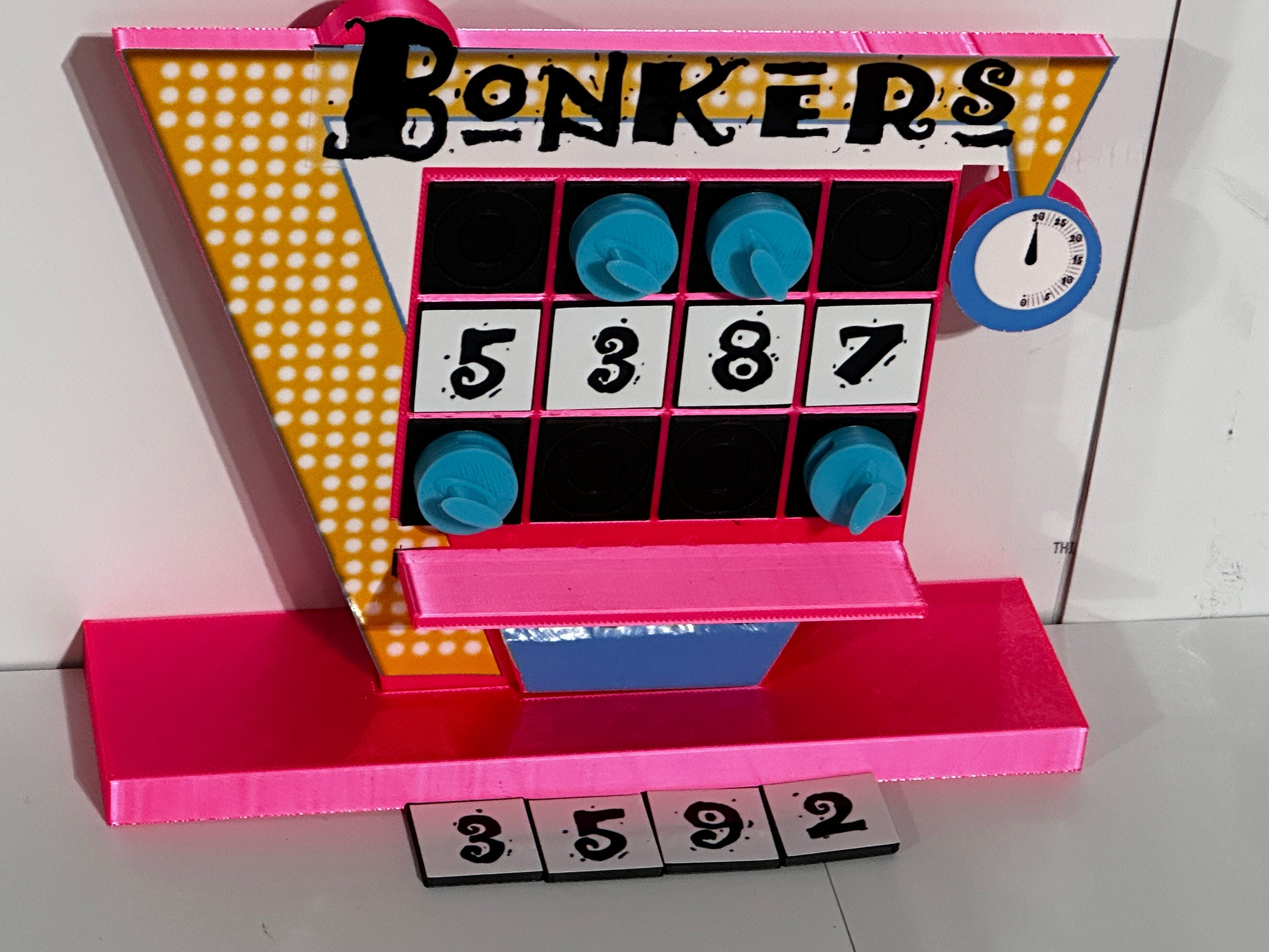 Price is Right Bonkers Pricing Game – 3D Printed Miniature