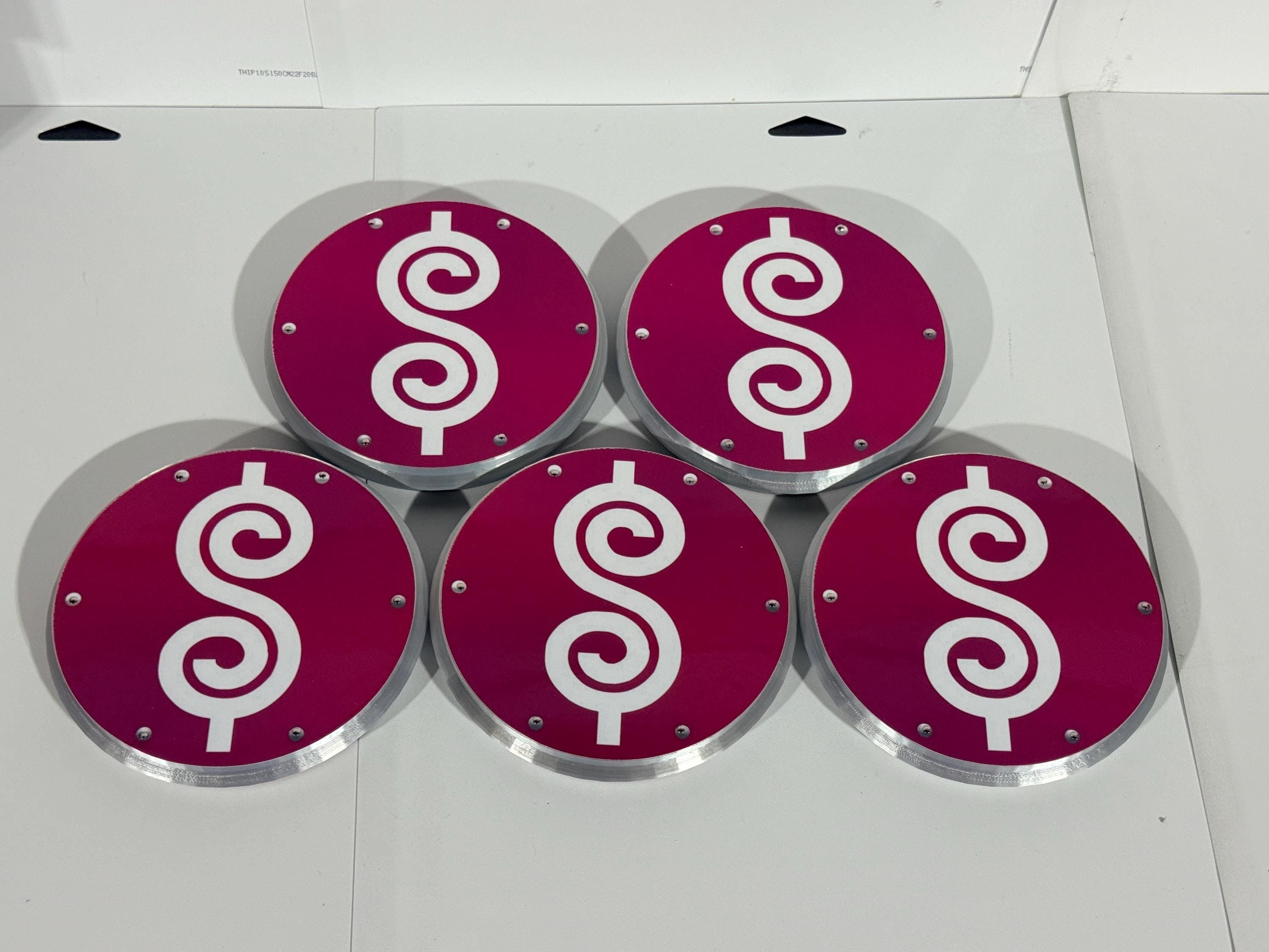 Price is Right Plinko Chips – 3D Printed Replica Set