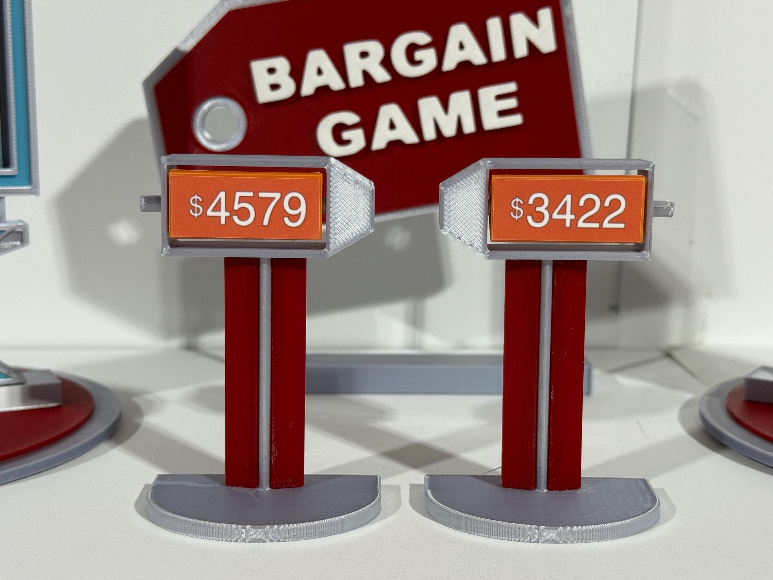 Price is Right Bargain Game Pricing Game – 3D Printed Miniature