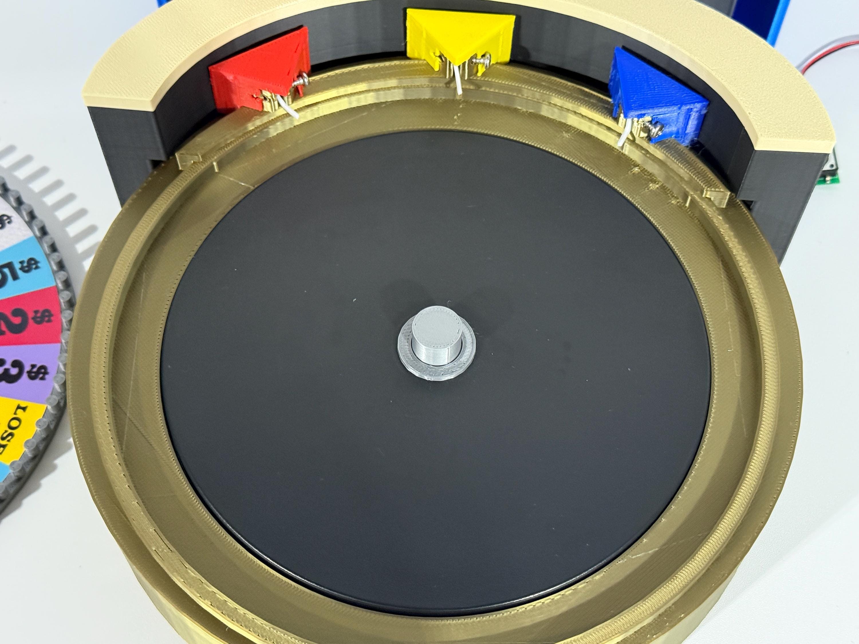 1987 Ultimate Wheel of Fortune Replica Set with Music & Rotating Base – 3D Printed
