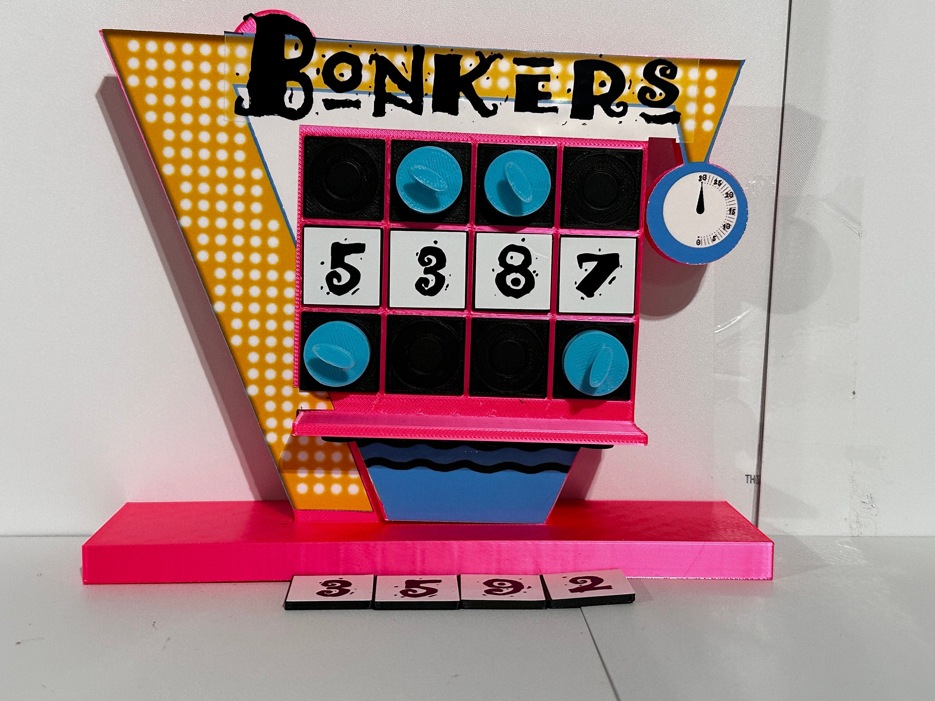 Price is Right Bonkers Pricing Game – 3D Printed Miniature