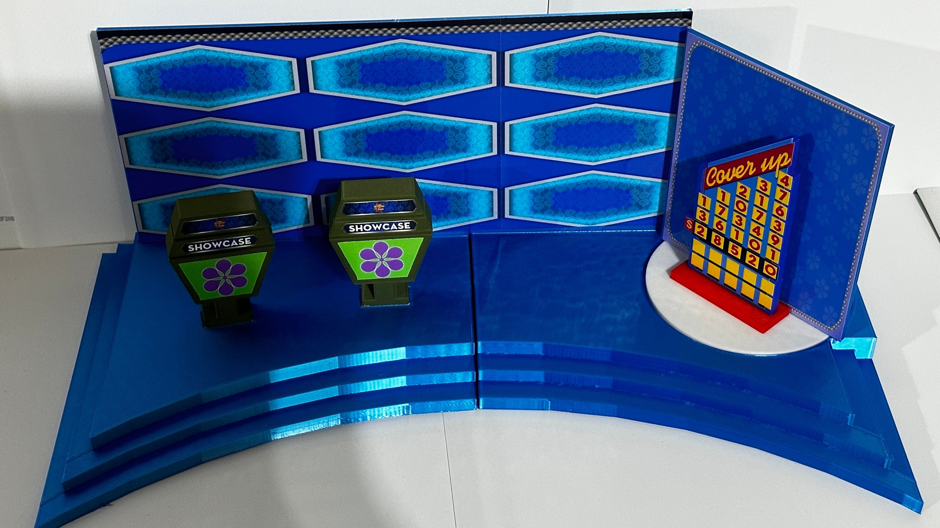 Price is Right Stage, Showcase & Turntable Playset – 3D Printed