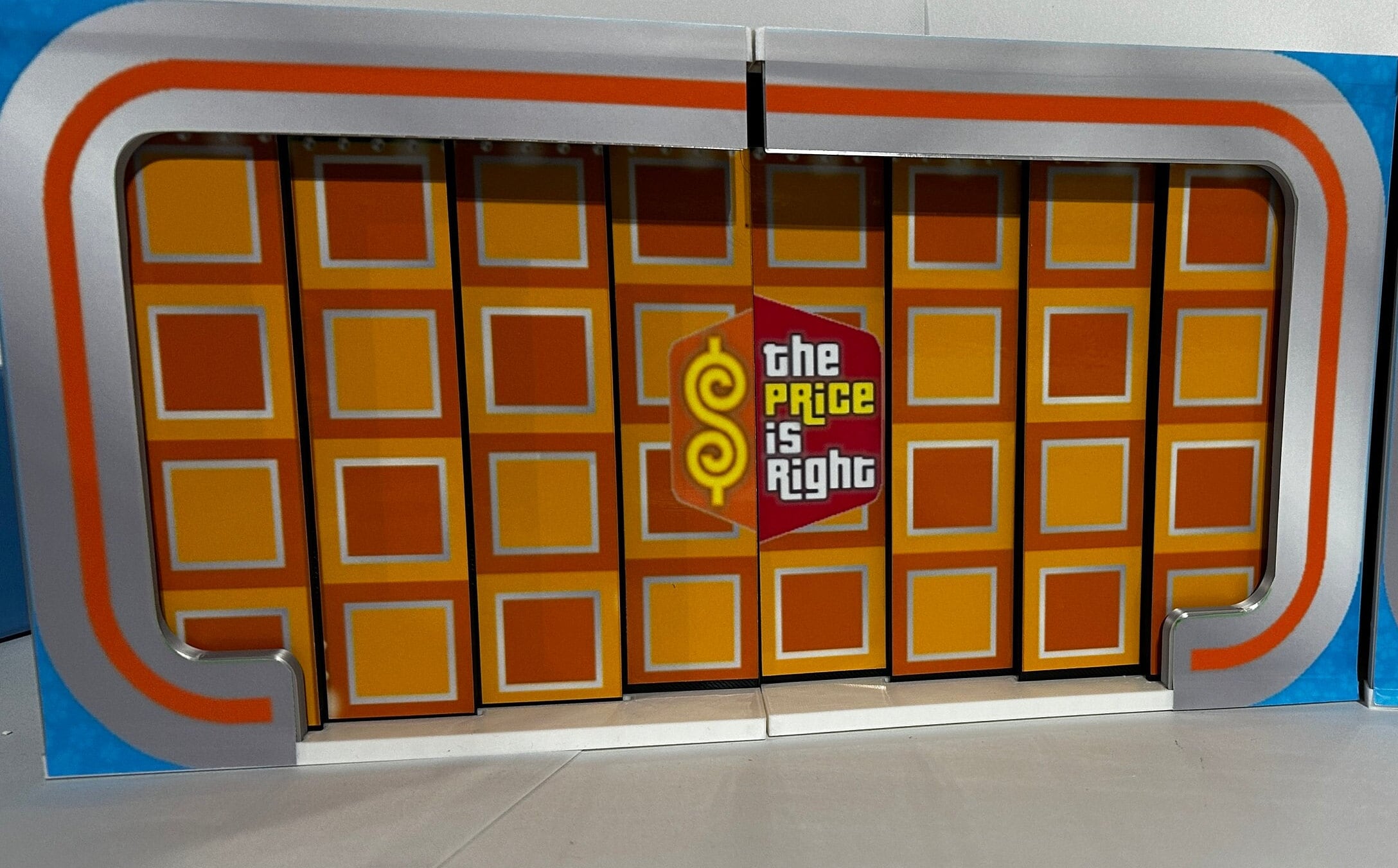 Price is Right Slide Open Big Doors – Current Version, 3D Printed