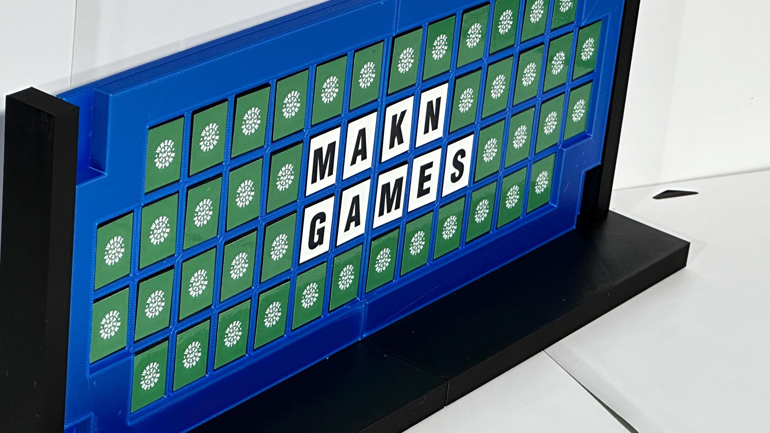 2024 Pat Sajak's Final Wheel of Fortune Puzzle Board Miniature Replica