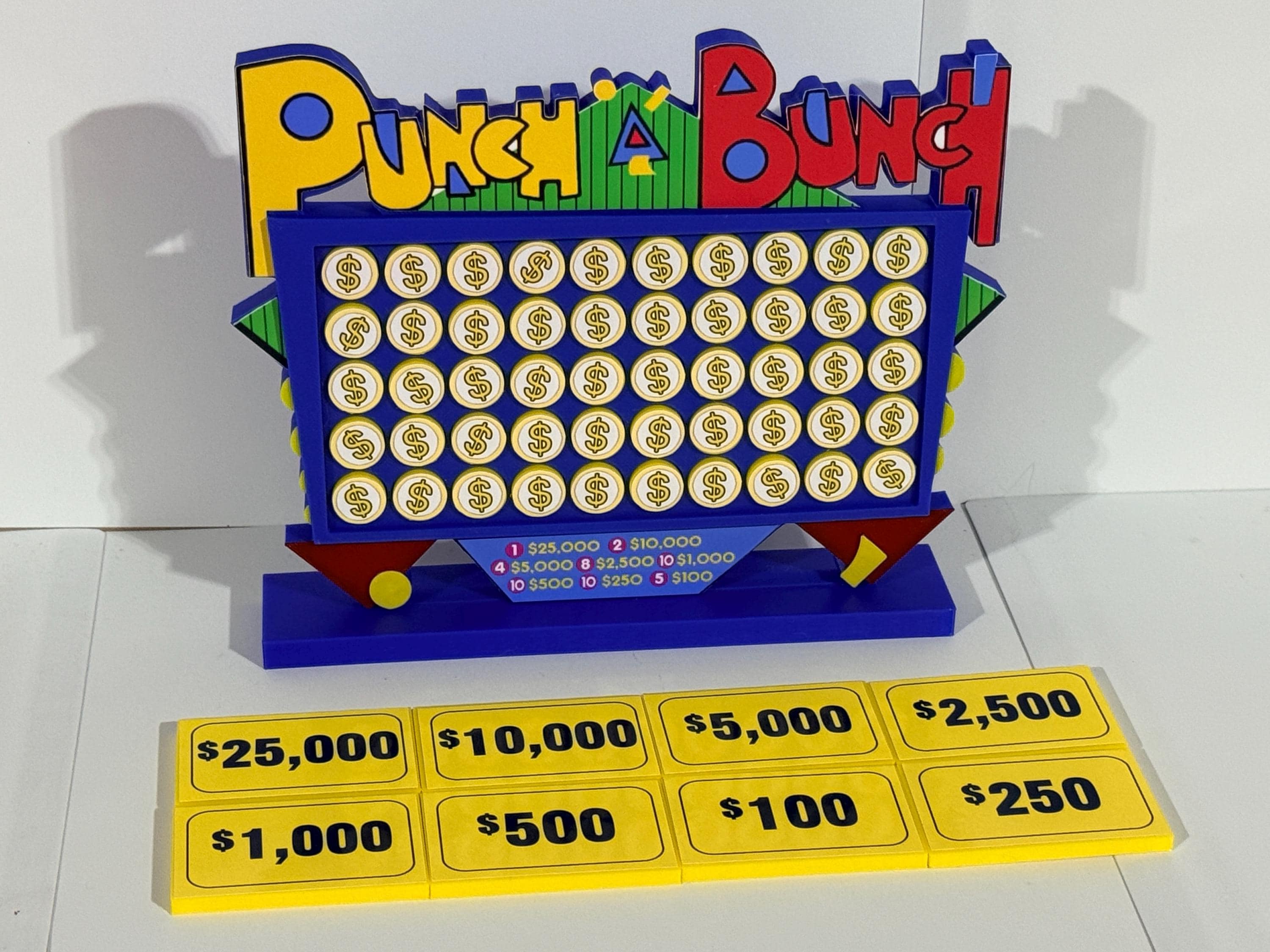 Price is Right Punch a Bunch Pricing Game – 3D Printed Miniature
