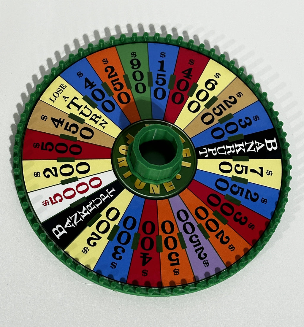 1986 Deluxe Wheel of Fortune Replica in Green – 3D Printed