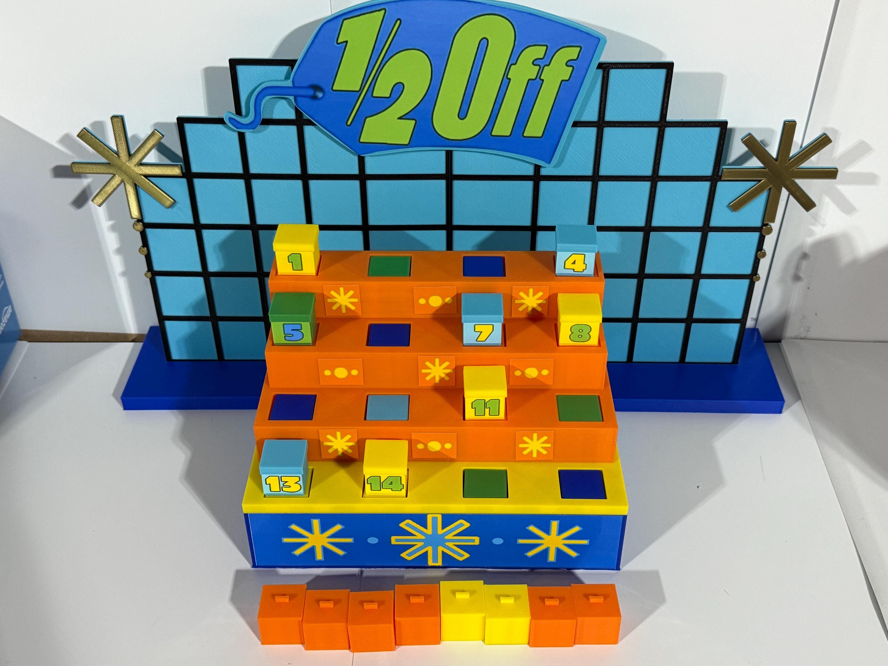 Price is Right 1/2 Off Pricing Game – 3D Printed Miniature