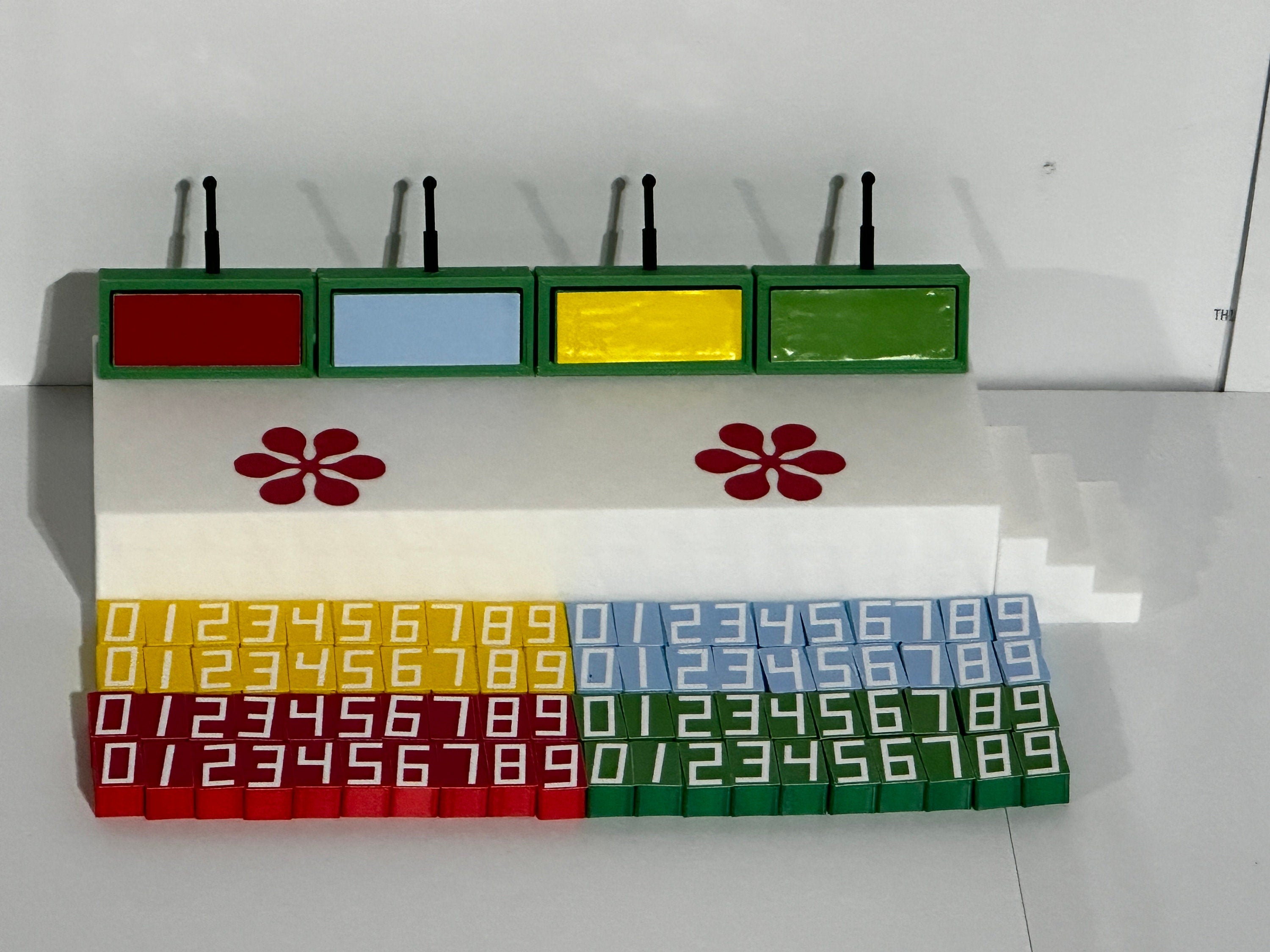Price is Right Contestant's Row – Bidder's Row One Bid, 3D Printed