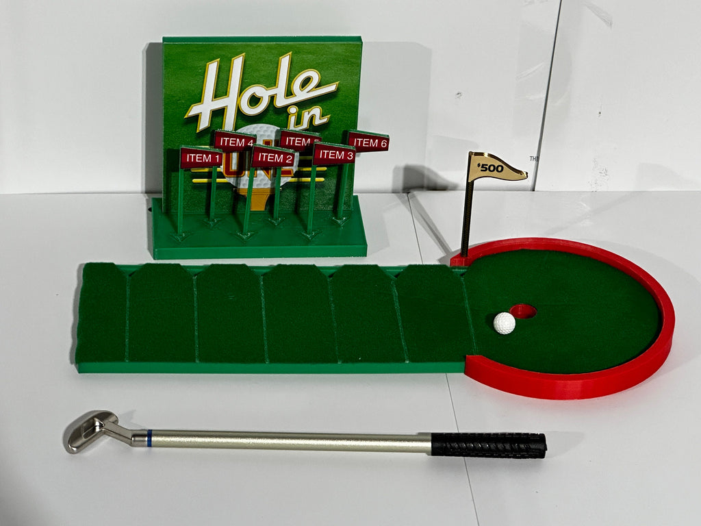 Price is Right Hole in One Pricing Game – 3D Printed Miniature