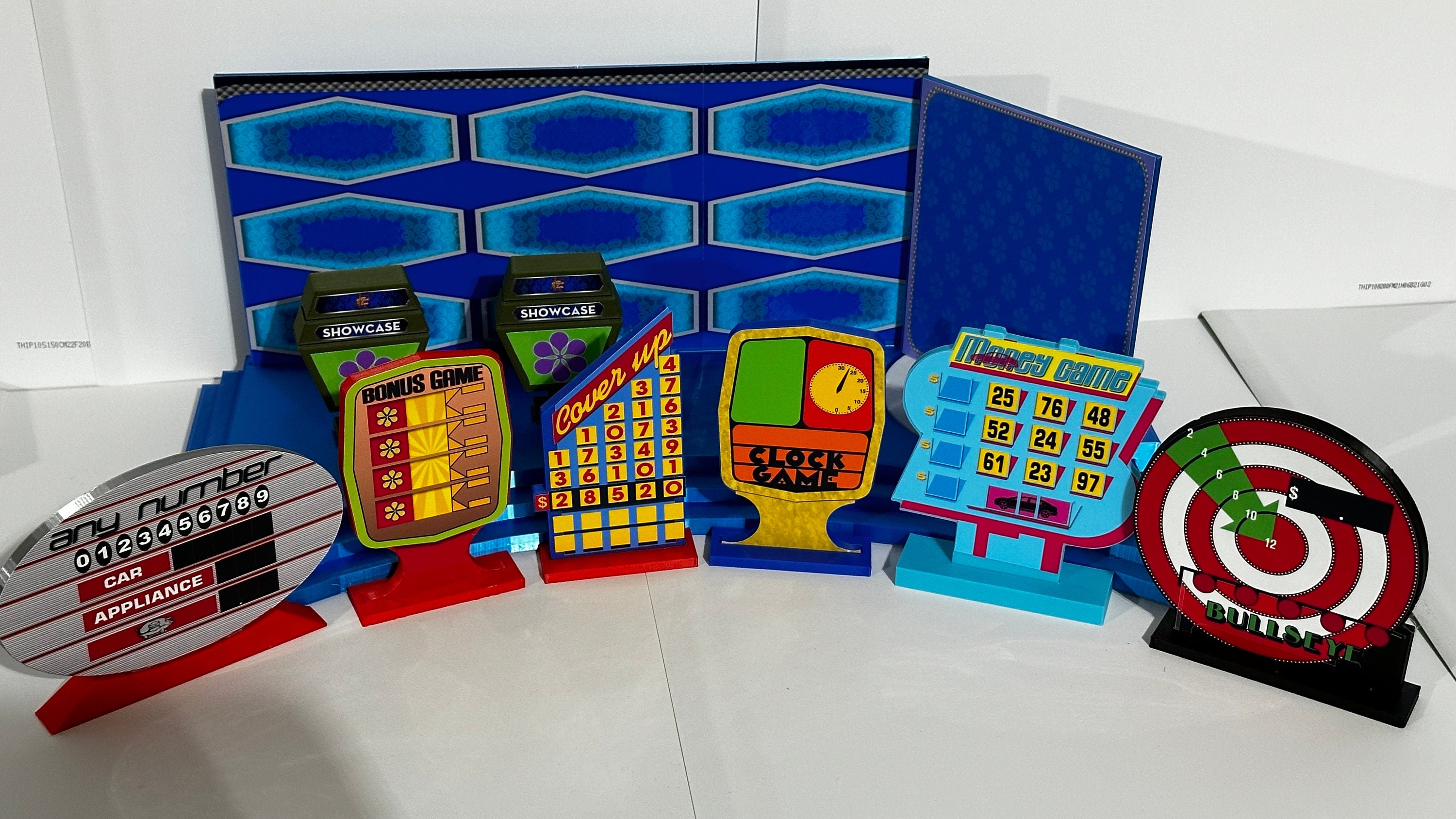 Price is Right Stage, Showcase & Turntable Playset – 3D Printed