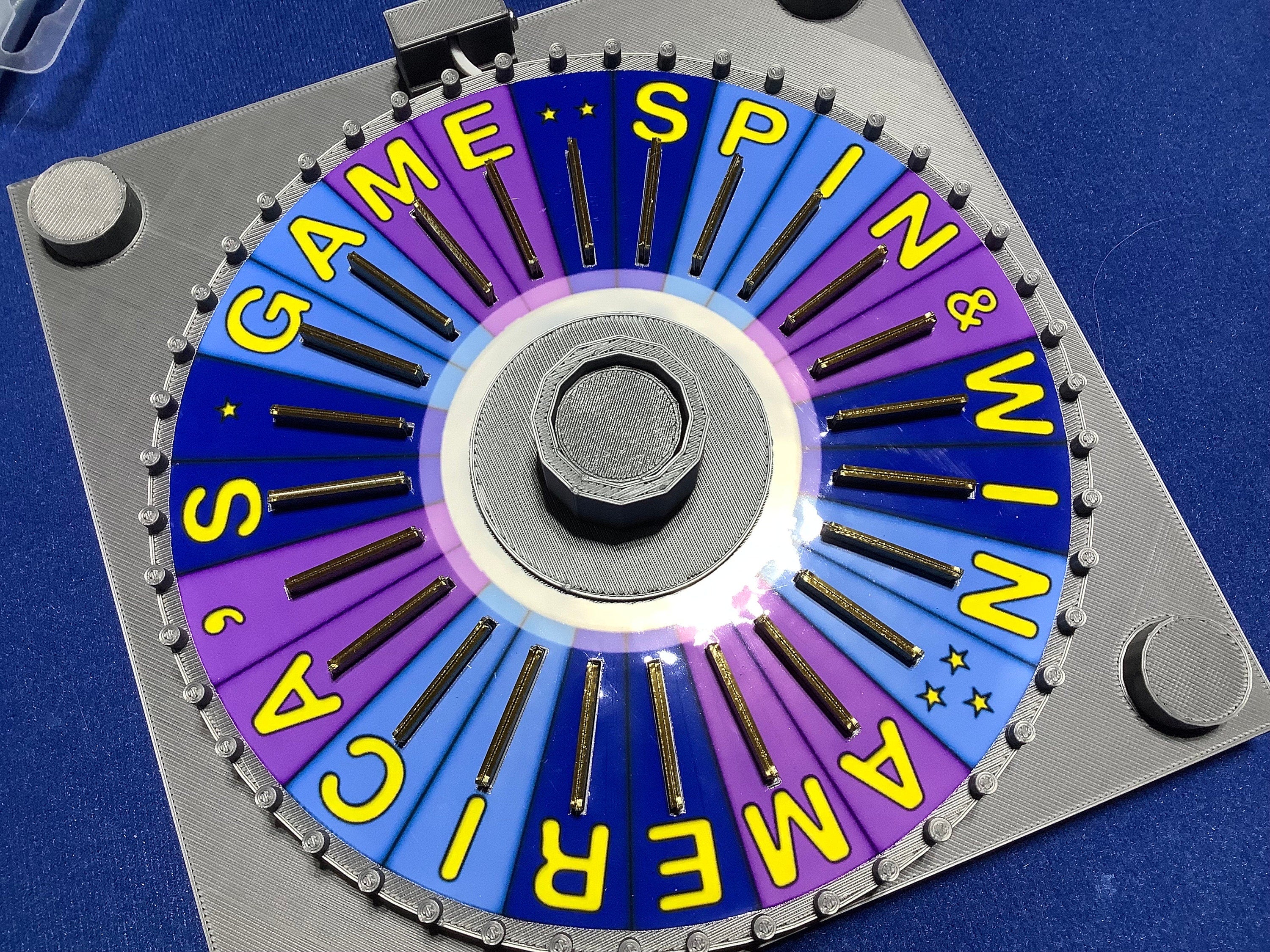 Wheel of Fortune Bonus Round Wheel Spinner – 3D Printed Replica