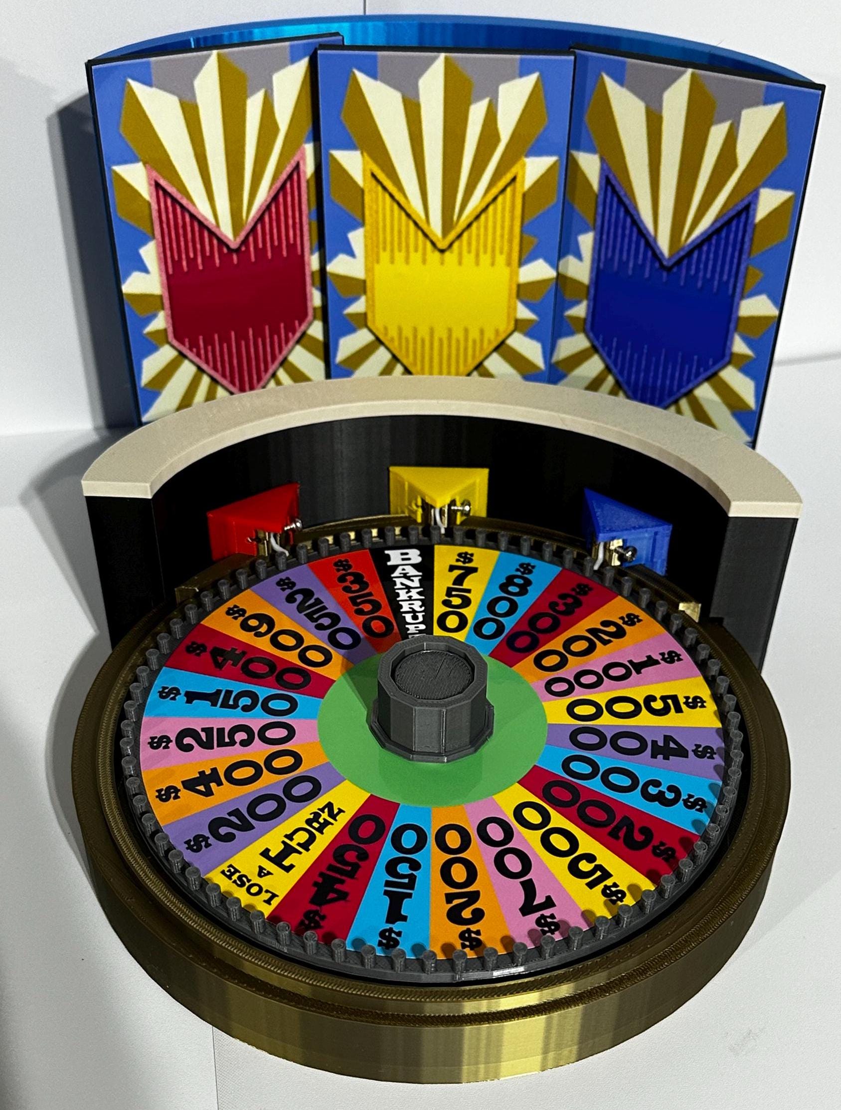1990 Wheel of Fortune Replica Set – Puzzle Board, Wheel & Bonus Round