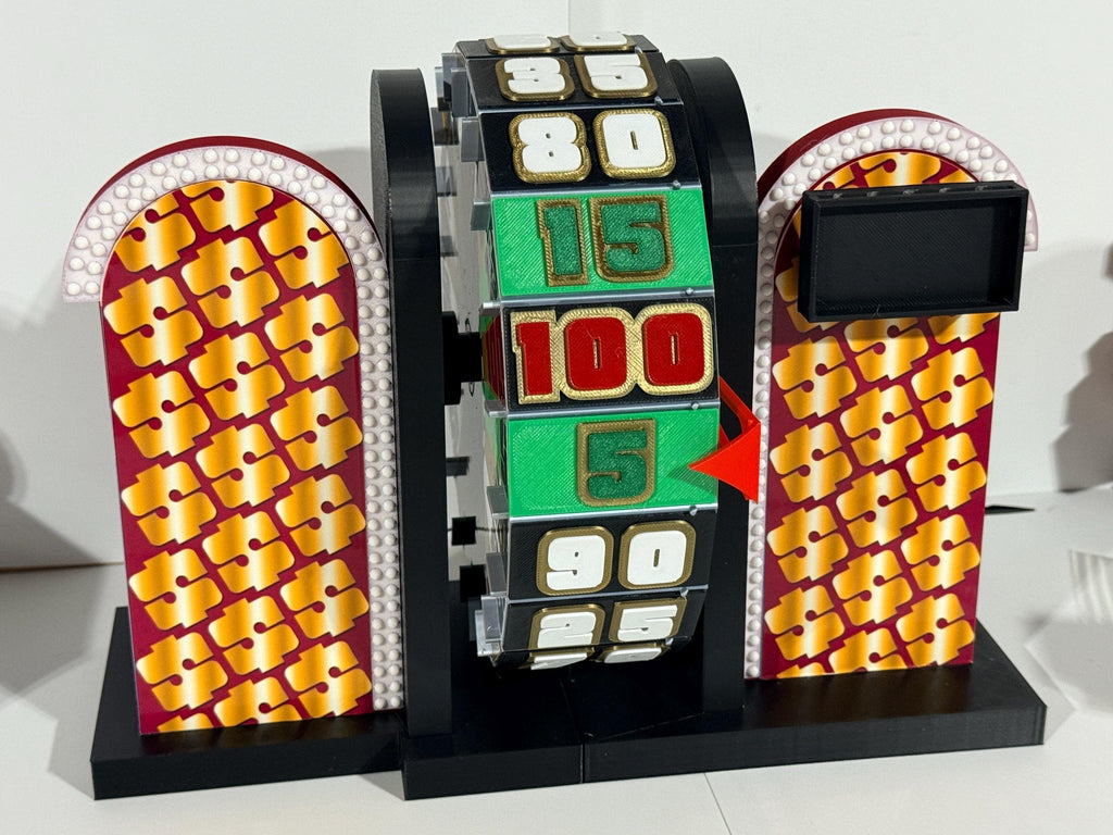 Price is Right 1978 & 1989 Showcase Showdown Wheel with Scoreboard – 3D Printed