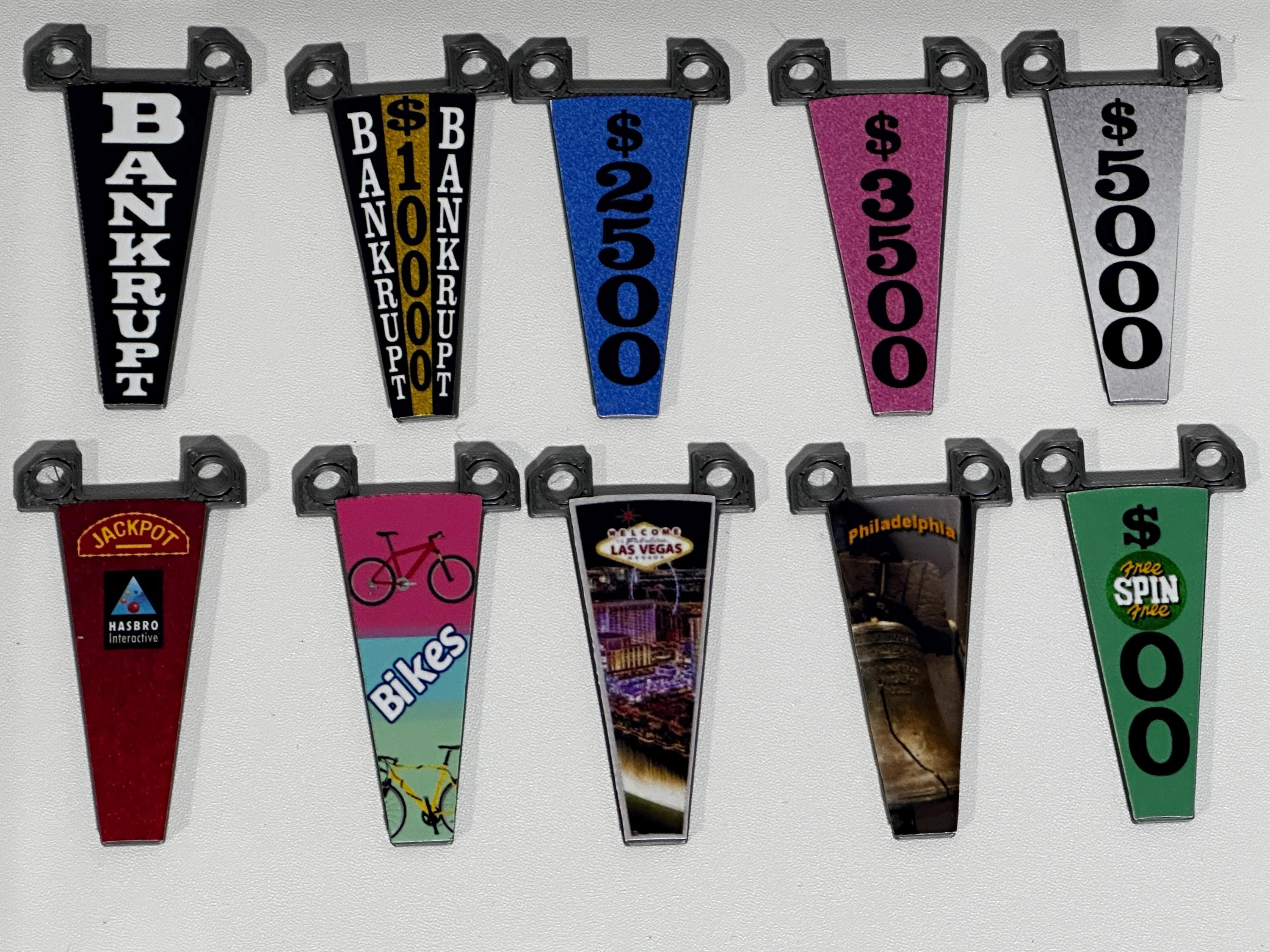 1998-1999 Wheel of Fortune Board Game Wheel Spinner – 3D Printed Replica