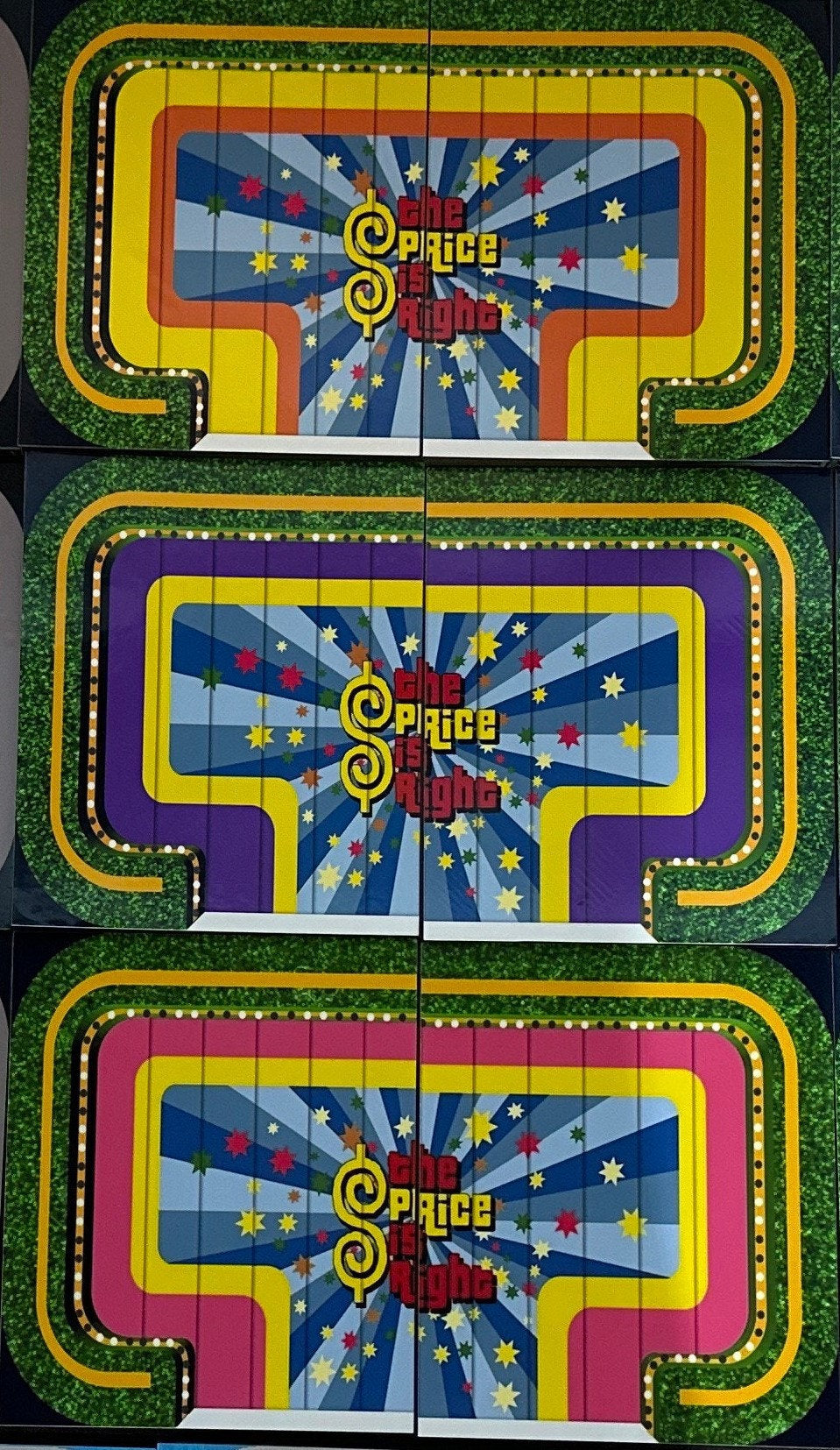 Price is Right Big Doors & Big Tags – Backdrop Set, 3D Printed