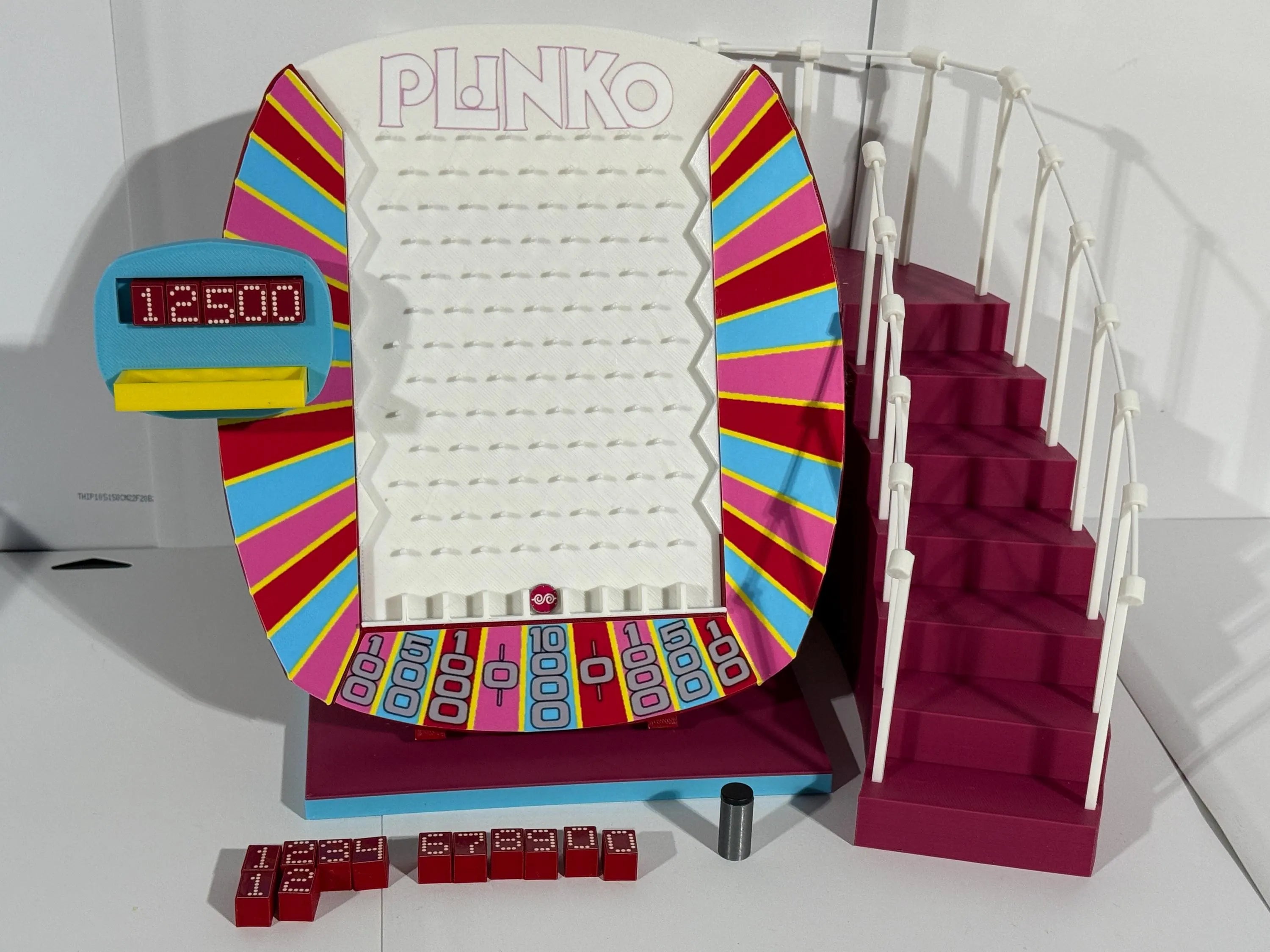 Price is Right Current Chip Drop Game Pricing Game – 3D Printed Miniature
